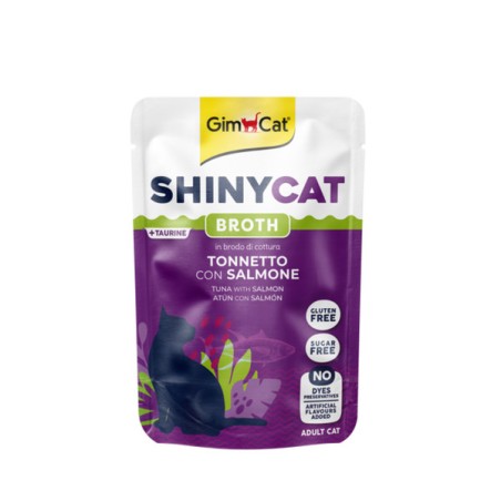 GIMBORN SHINYCAT bustina 70gr TONNETTO SALMONE in brodo