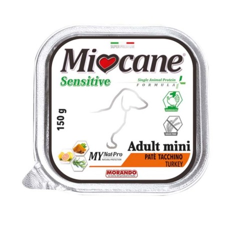 MORANDO Miocane vaschetta GRAINFREE adult pate TACCHINO 300gr