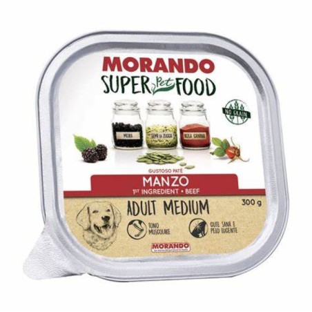 MORANDO Morando vaschetta superfood adult pate MANZO 300gr
