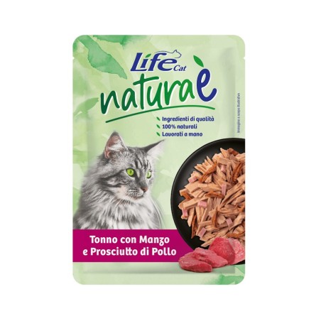 LIFE PET CARE LIFE CAT natura é BUSTA GR. 70 tonno manzo prosciutto di pollo *scadenza 18/04/26*
