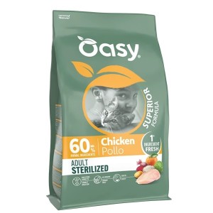 OASY CAT SUPERIOR ADULT STERILIZED POLLO KG. 6