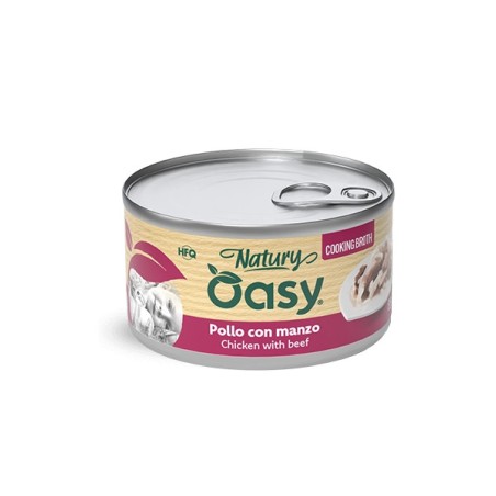 OASY OASY cat Natury CookingBroth POLLO MANZO 85 GR