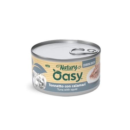 OASY OASY cat Natury CookingBroth TONNETTO CALAMARI 85 GR