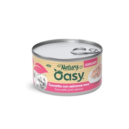 OASY OASY cat Natury CookingBroth TONNETTO SALMONE ROSA 85 GR