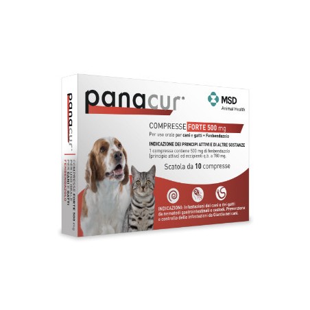 MSD ANIMAL HEALTH Panacur FORTE compresse 500mg