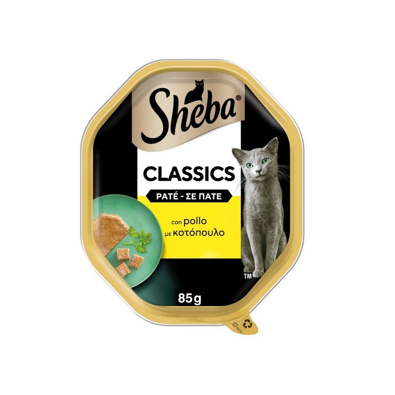 SHEBA VASCHETTA GR.85 PATE' POLLO