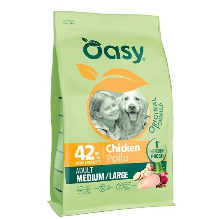 OASY OASY DOG orginal formula MEDIUM/LARGE ADULT POLLO 10KG