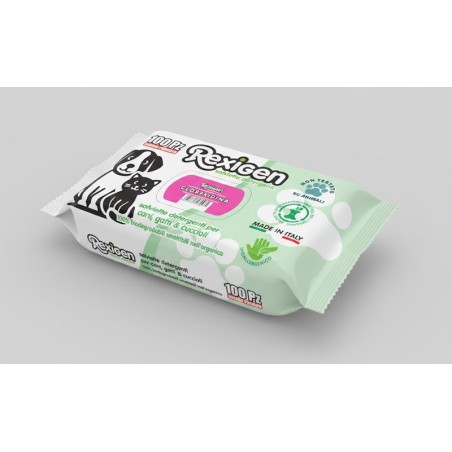 AZ PET PRODUCTION REXigien SALVIETTE CLOREXIDINA 100pz grande formato