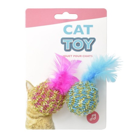 REX Gioco per gatti eurosiam set 2 palline 220-230