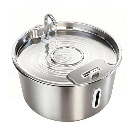 AZ PET PRODUCTION REX FONTANELLA INOX SMALL LITRI 3,2