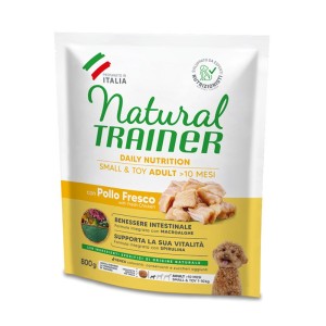 TRAINER NATURAL ADULT SMALL&TOY CON POLLO FRESCO E RISO KG.7