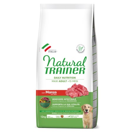 TRAINER DOG NATURAL ADULT MAXI MANZO KG 12
