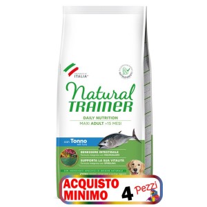TRAINER DOG NATURAL ADULT MAXI TONNO KG 12 *acquisto minimo 4 sacchi*