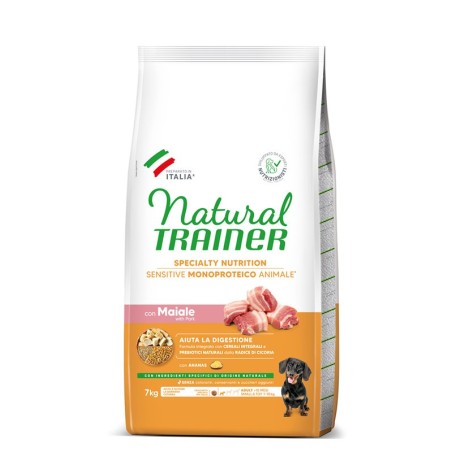 TRAINER SENSITIVE ADULT SMALL & TOYS MAIALE E CEREALI KG.2