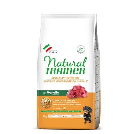 TRAINER SENSITIVE NO GLUTEN SMALL&TOY ADULT AGNELLO KG. 7