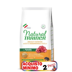 TRAINER SENSITIVE NO GLUTEN SMALL&TOY ADULT AGNELLO KG. 7*acquisto minimo 2 sacchi*