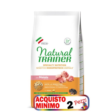 AFFINITY TRAINER SENSITIVE NO GLUTEN MINI ADULT MAIALE KG. 7 *acquisto minimo 2pz*