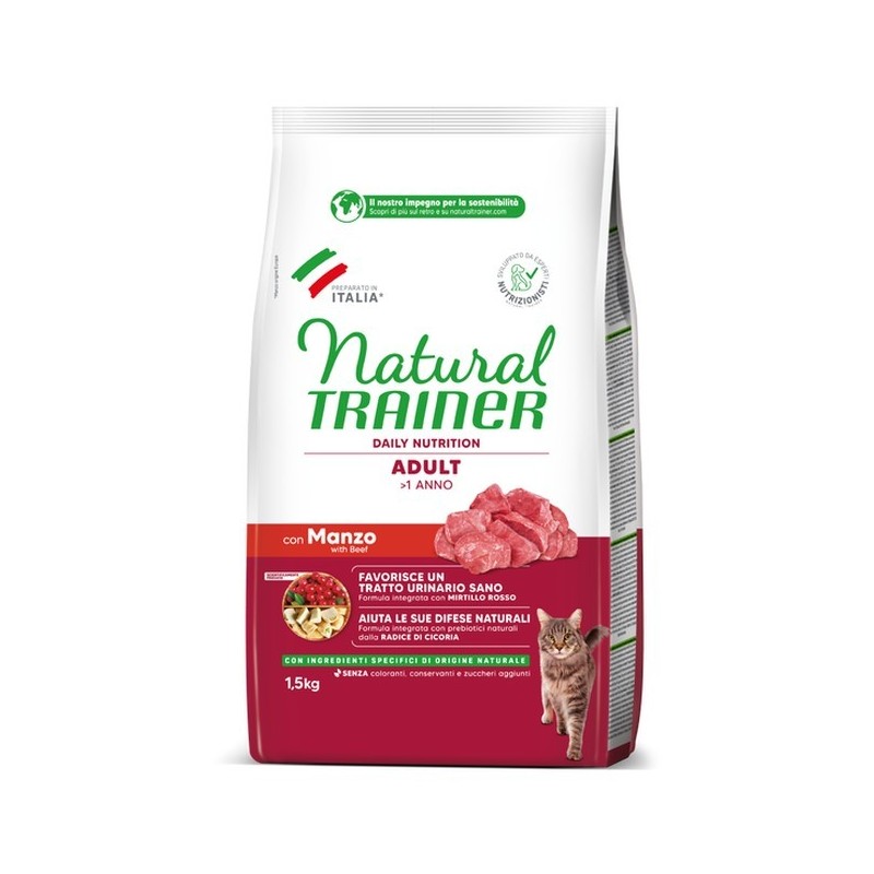 TRAINER FELINE NATURAL ADULT MANZO KG.1,5