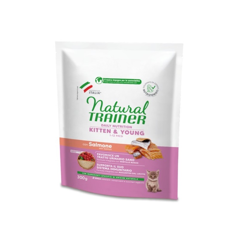 TRAINER FELINE KITTEN SALMONE 300 GR 