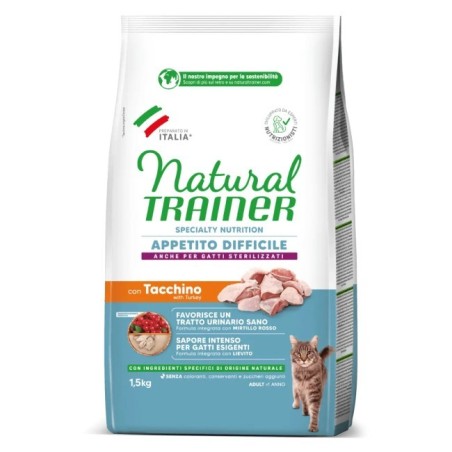 TRAINER FELINE appetito difficile TACCHINO 1,5KG 
