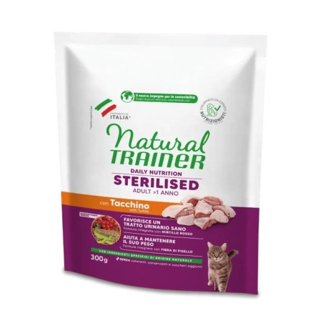 TRAINER FELINE STERILISED TACCHINO 300GR