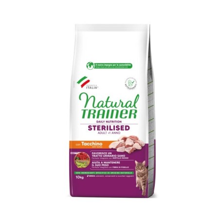 TRAINER FELINE STERILISED TACCHINO 1,5KG