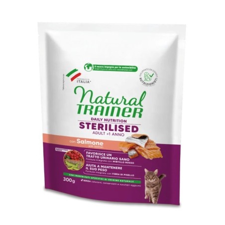 TRAINER FELINE STERILISED SALMONE 300GR