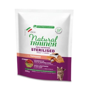 TRAINER FELINE STERILISED SALMONE 300GR