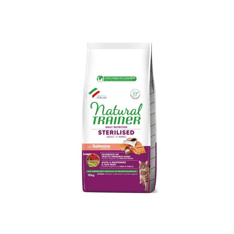 TRAINER FELINE STERILISED SALMONE 1.5KG
