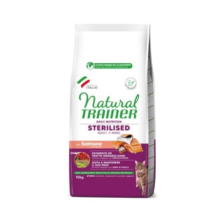 TRAINER FELINE STERILISED SALMONE 1.5KG