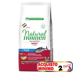 TRAINER FELINE NATURAL ADULT TONNO KG 10 *acquisto minimo 2 sacchi*