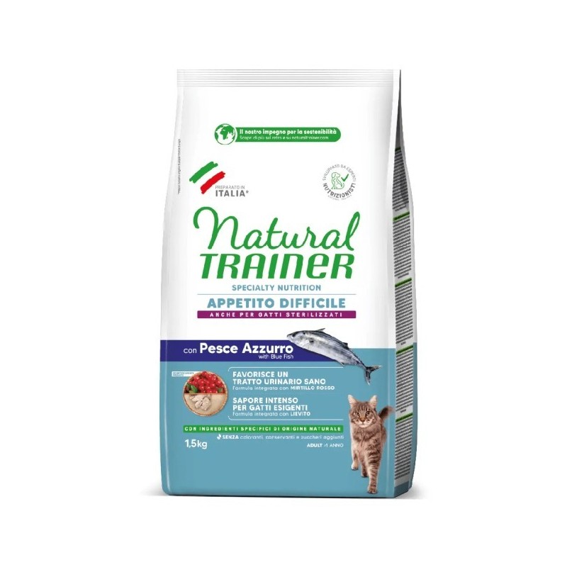 TRAINER FELINE appetito difficile PESCE AZZURRO 1,5kg