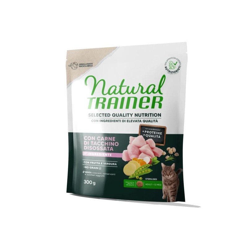 TRAINER CAT selected quality nutrition STERILISED TACCHINO 300GR