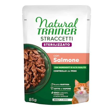 AFFINITY TRAINER CAT busta 85gr straccetti  STERILIZED SALMONE