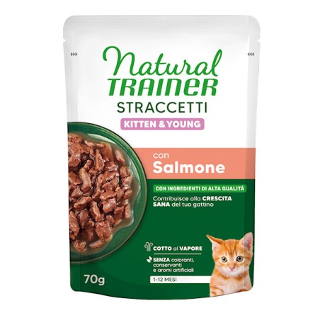 TRAINER CAT STRACCETTI 70GR KITTEN SALMONE