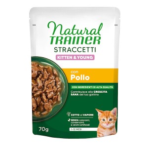 TRAINER CAT STRACCETTI 70GR KITTEN POLLO