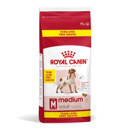 ROYAL CANIN ROYAL CANIN MEDIUM ADULT 15 kg + 3 omaggio