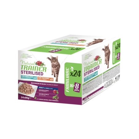 AFFINITY TRAINER BUSTA GR 85 STERILIZZATI MULTIPACK 24X85 GR TACCHINO MERLUZZO