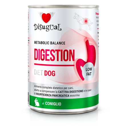 NP INDUSTRIE DISUGUAL DIET DOG DIGESTION LOW FAT CONIGLIO GR.400