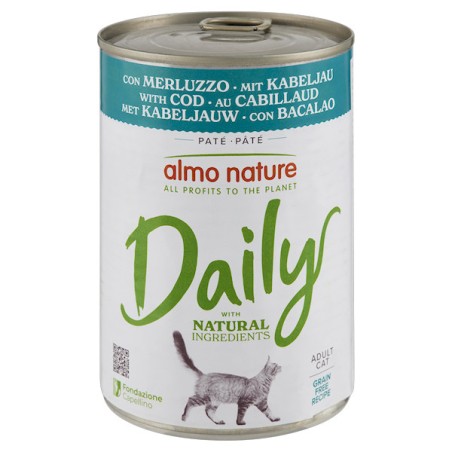 ALMO NATURE DAILY GATTO 400 GR MERLUZZ