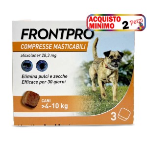 FRONTPRO 4-10 kg 28,3mg 3 compresse masticabili*acquisto minimo 2pz*