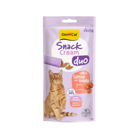 GIMBORN GIMCAT CREAM DUO Salmone pomodori 6x15gr