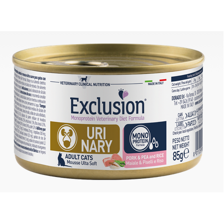 DORADO EXCLUSION DIET URINARY CAT PORK & PEA AND RICE GR. 85