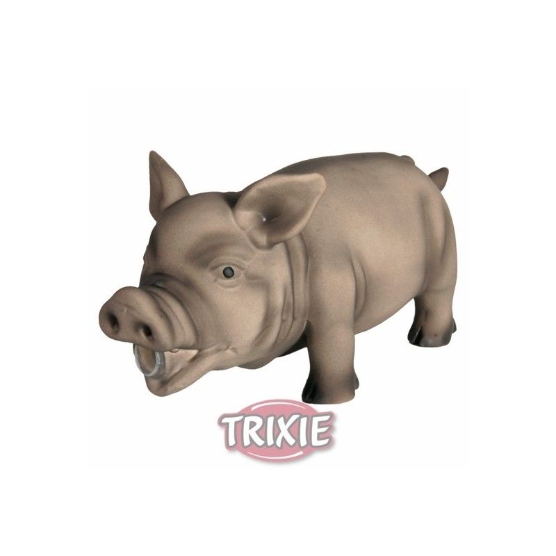 GIOCO MAIALE MUSONE IN LATTICE 17CM TRIXIE