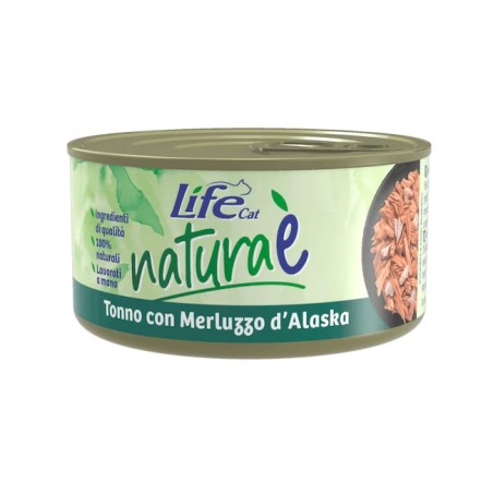 LIFE PET CARE LIFE CAT natura é LATTINA GR. 70 tonno merluzzo alaska *scadenza 01/07/26*