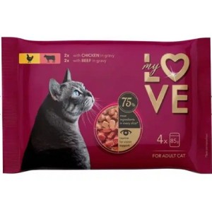 MY LOVE BUSTA GATTO 4X85 GR...