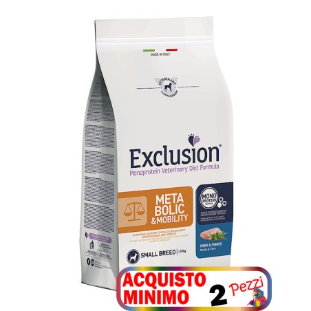 EXCLUSION DIET METABOLIC+MOBILITY KG.7 SMALL *acquisto minimo 2pz*