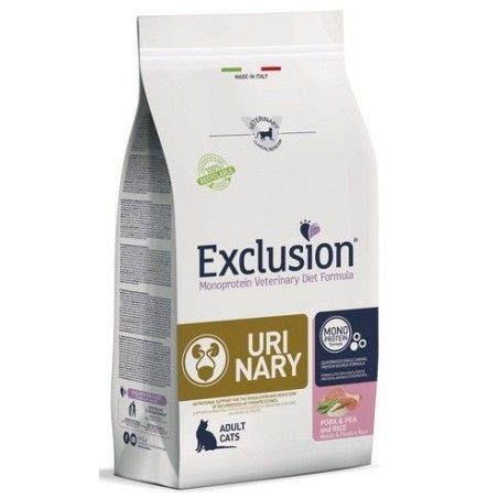 EXCLUSION CAT URINARY PORK PEA AND RICE 300gr