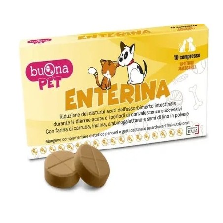 BUONA PET ENTERINA 10 COMPRESSE