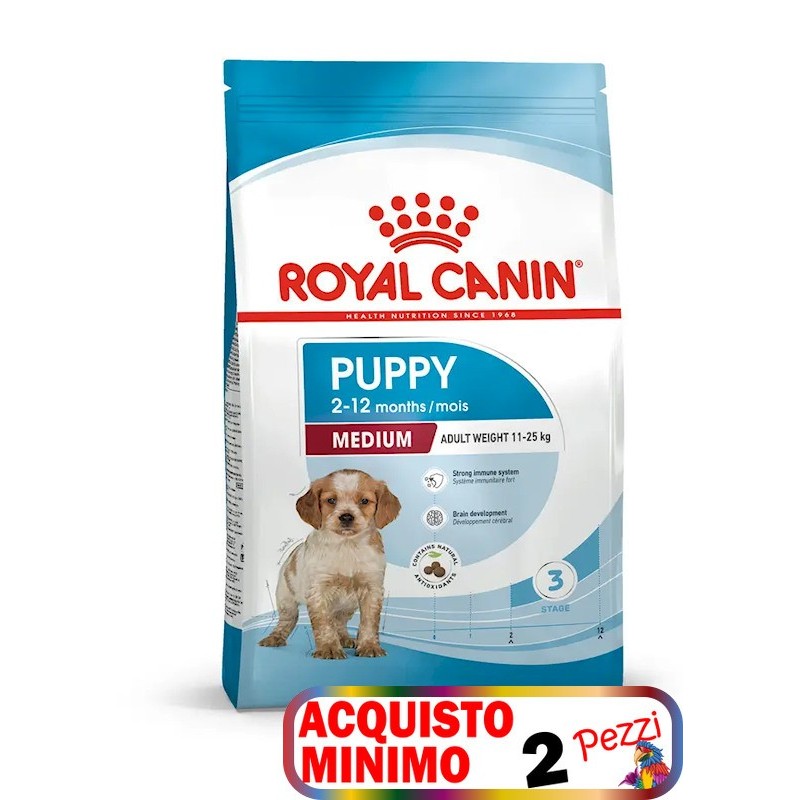 ROYAL CANIN MEDIUM PUPPY KG.15 **acquisto minimo 2 sacchi*